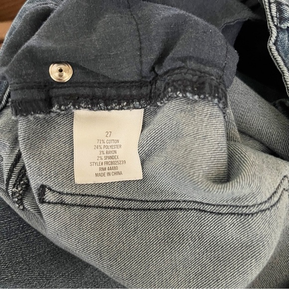 Harper Skinny Jeans Womens Size 27 Blue High Rise Waist Button Fly Stretch Ankle - Picture 5 of 6